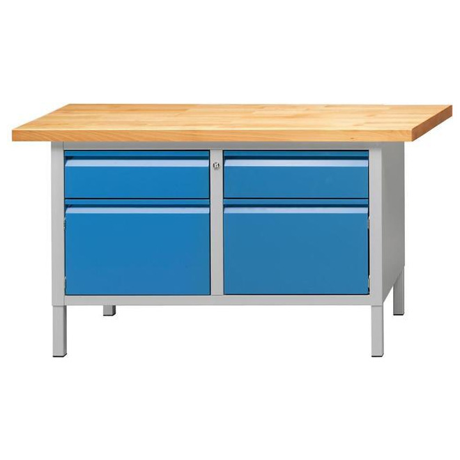 Kastenwerkbank ANKE, Serie E (Einstiegsangebot), Breite 1500 mm Produktbild img1 L