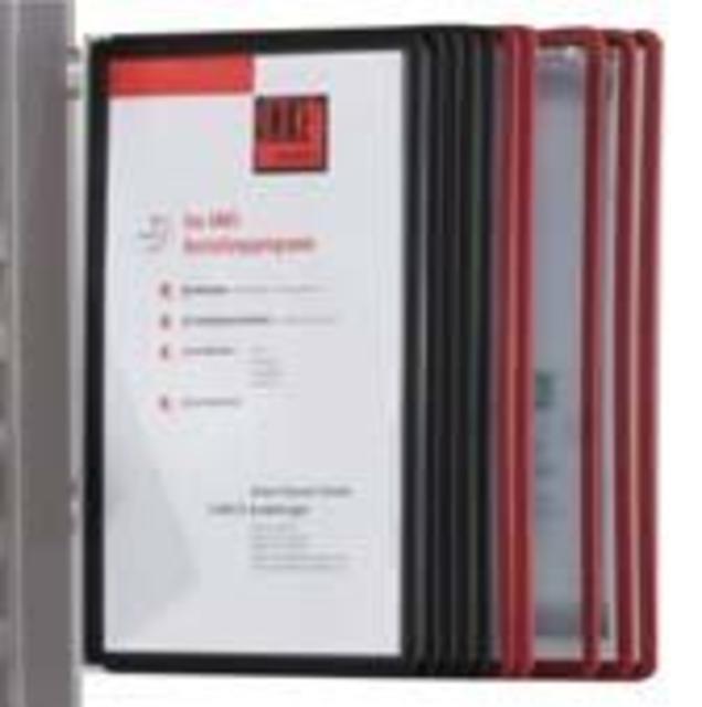 Sichttafelhalter DIN A4 mit 10 DIN A4 Sichttafeln Produktbild img1 L