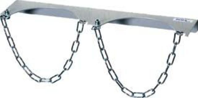 Stahlflaschen-Wandhalter 2x D230mm Produktbild img1 L