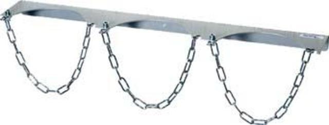 Stahlflaschen-Wandhalter 3x D230mm Produktbild img1 L