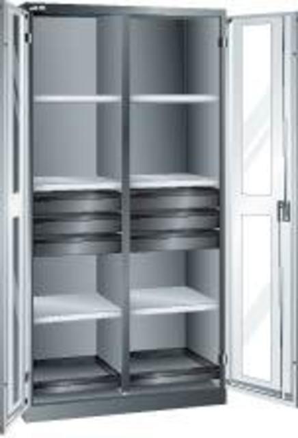 Systemschrank, 6xFB, 6xSL, 2xA Sichtfenster, KeyLock, T 580mm Produktbild img1 L