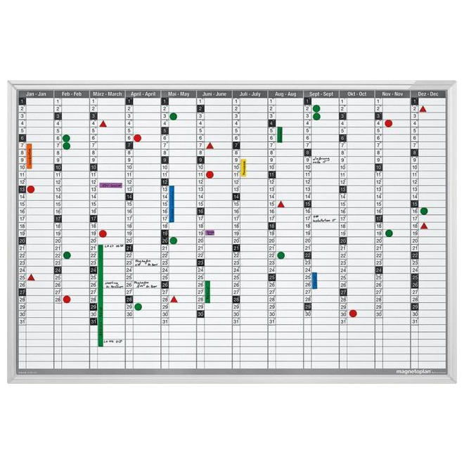 Jahresplaner 12x37 Felder Abm. 920 x 625 mm Produktbild img1 L