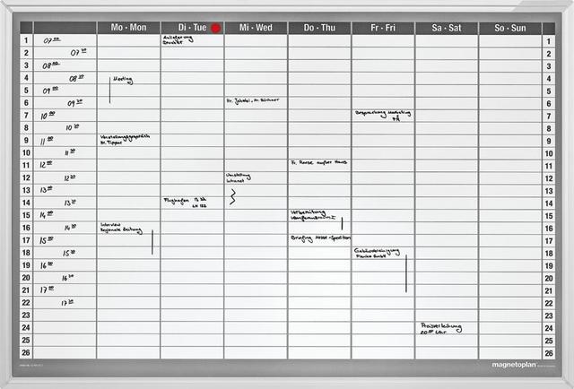 Wochenplaner 8x26 Felder Abm. 920 x 625 mm Produktbild img1 L