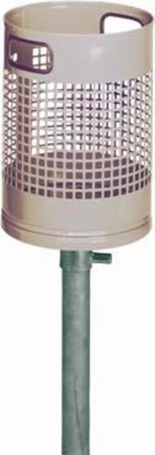 Abfallbehälter 30 l VAR, zum Einbetonieren, gelocht Produktbild img1 L