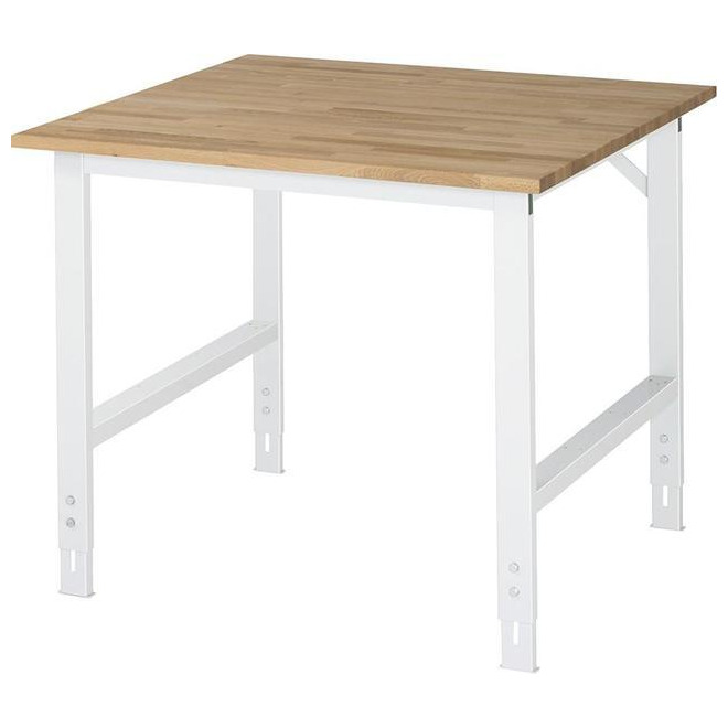 Universal-Arbeitstisch RAU, Serie Tom, Buche-Massiv-Platte Produktbild img1 L
