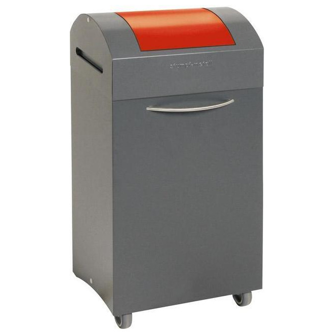 Wertstoffbeh. 60 l grau/rot, 830x380x320mm Produktbild img1 L