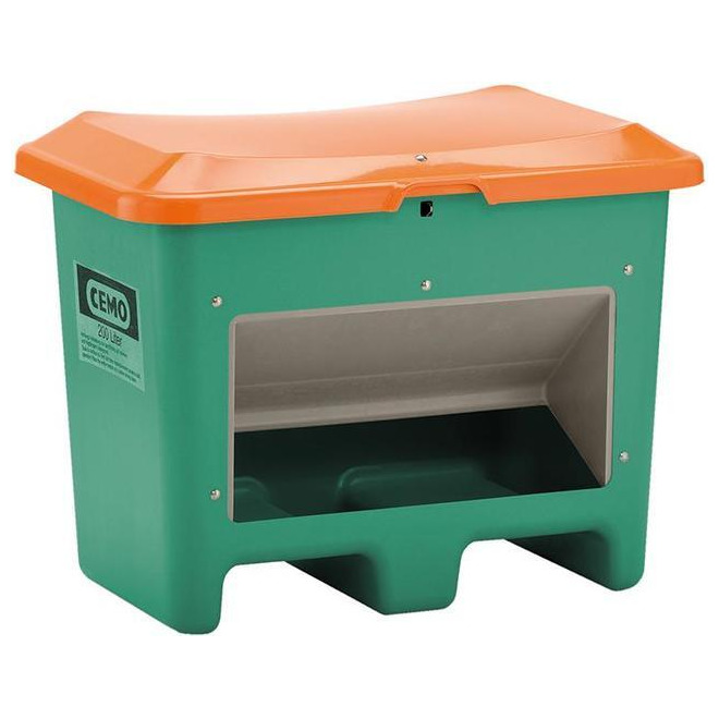 Streugut-Box CEMO, Behälter grün/Deckel orange Produktbild img1 L
