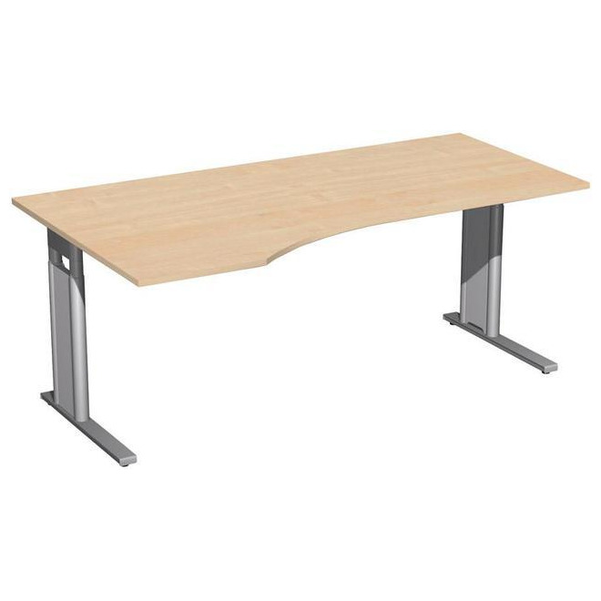 PC-Schreibtisch l Buche 1800x800/1000,680-820 Produktbild img1 L