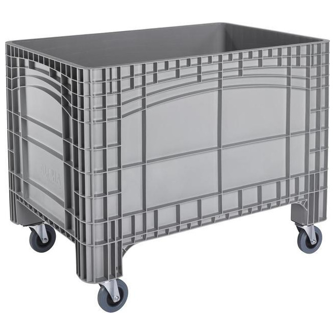 Großbehälter PE,4 Räder 1200x800x940mm,gr Produktbild img1 L