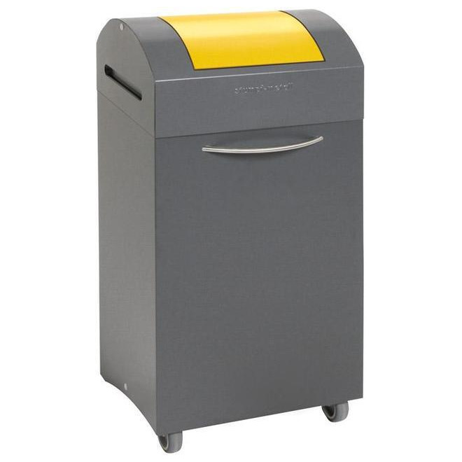Wertstoffbeh. 60 l grau/gelb, 830x380x320mm Produktbild img1 L
