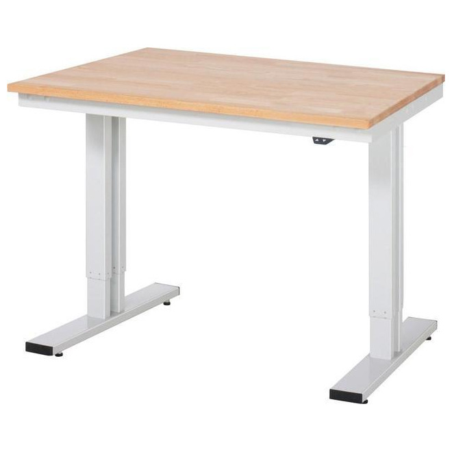 Arbeitstisch RAU, Buche-Platte, Tiefe 800 mm Produktbild img1 L