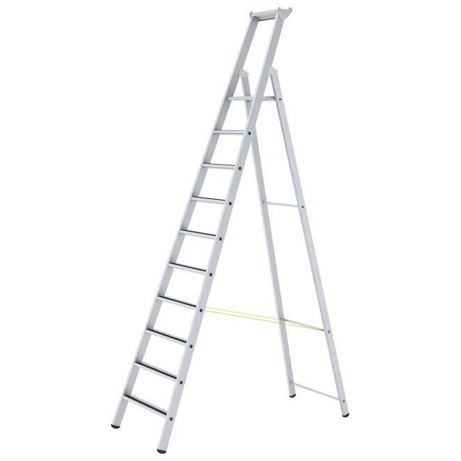 Stufenstehleiter ZARGES, gebördelt mit R13 step S Produktbild img1 L