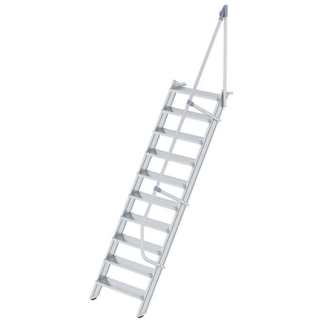 Aluminium-Treppe GÜNZBURGER STEIGTECHNIK, Neigungswinkel 60° Produktbild img1 L