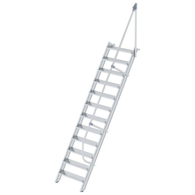 Aluminium-Treppe 60°-800mm Alu 12 Stufen Produktbild img1 L