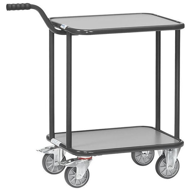 Griffroller mit Holzboden RAL 7016 anthrazit Produktbild img1 L