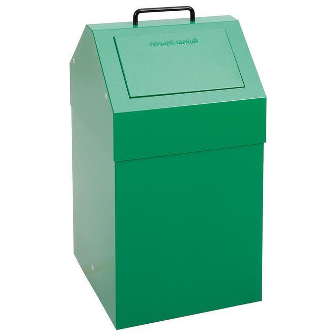 Wertstoffsammler stationär RAL 6024, 45 Liter, 640x330x310 mm Produktbild img1 L