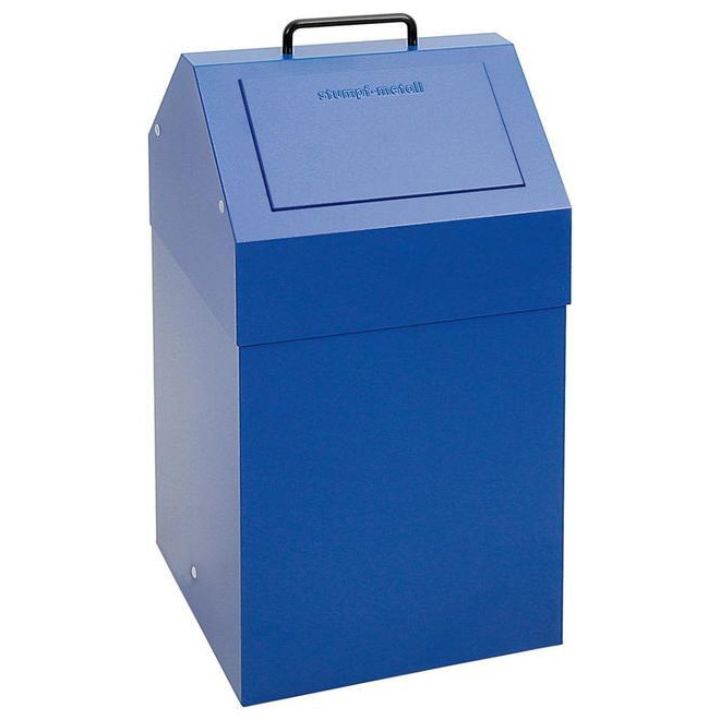 Wertstoffsammler stationär RAL 5010, 45 Liter, 640x330x310 mm Produktbild img1 L