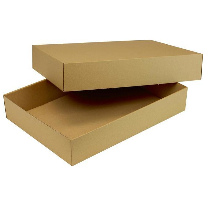 Stülpdeckelk,braunVE50 435x315x110mm, A3, 2-tei. Produktbild img1 L