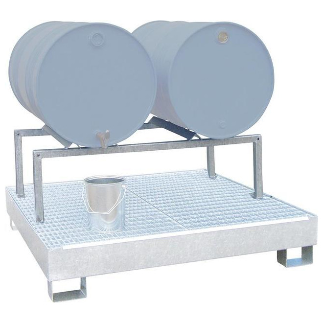 Fassbock Stahl f.2 Fässer a 200 l Produktbild img1 L