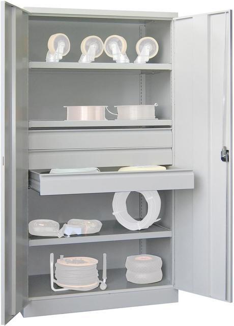 Schwerlastschrank, PAVOY, ohne Trennwand, RAL 7035/ RAL 7035 Produktbild img1 L