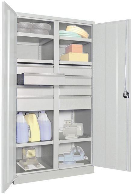 Schwerlastschrank m.Türen H1950xB1040xT630 mm Produktbild img1 L