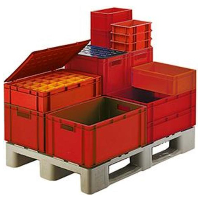 Stapeltransportkasten 400x300x210 mm rot Produktbild img1 L