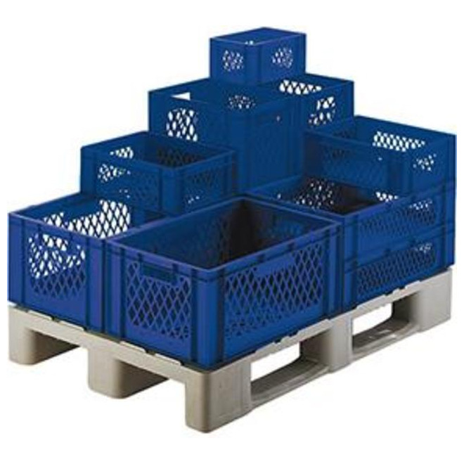 Stapeltransportkasten 400×300×50 mm W/B d. blau Produktbild img1 L