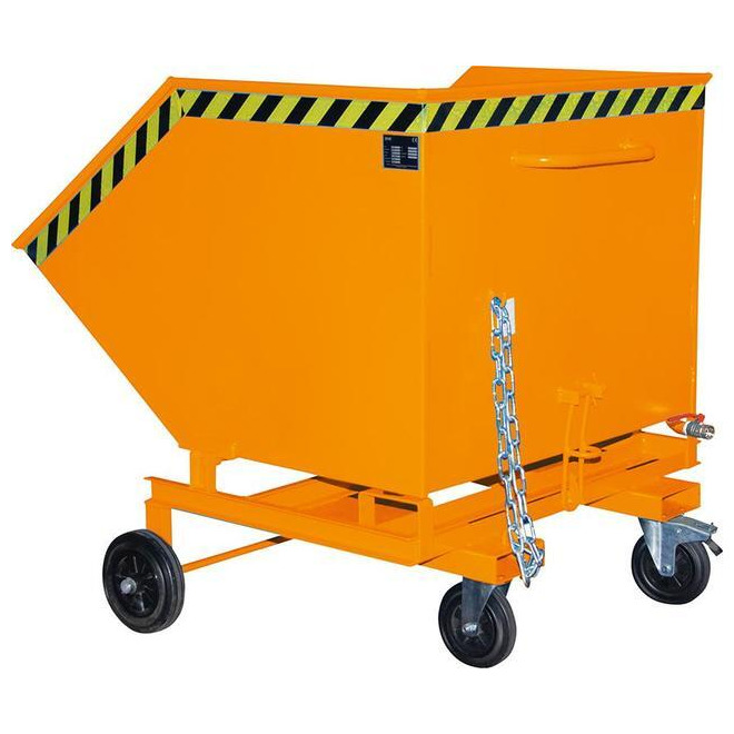 Späne-Kastenwagen, Typ SKW-ET, BAUER, RAL 2000 Produktbild img1 L