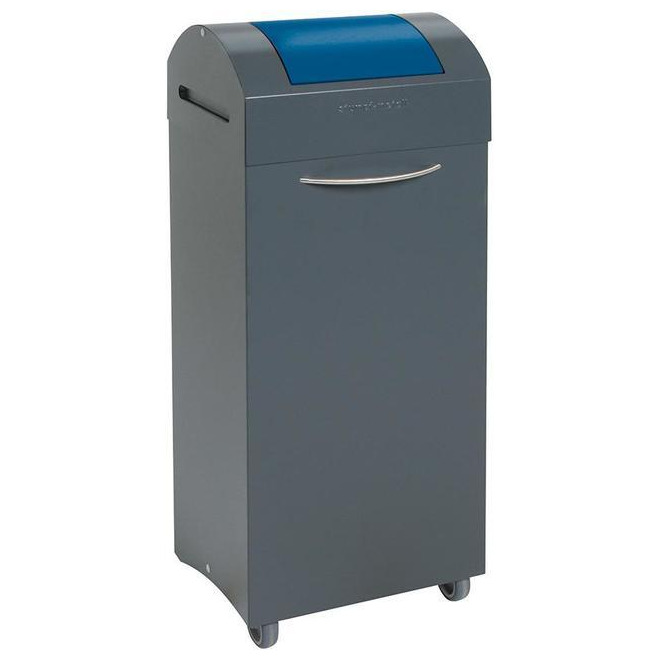 Wertstoffbeh. 75 l grau/blau, 975x380x320mm Produktbild img1 L
