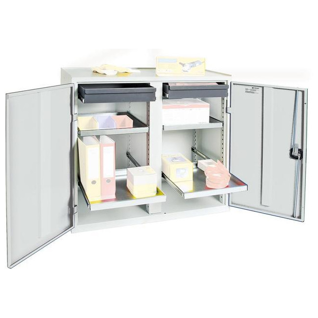 Werkzeug- und Materialschränke STUMPF, Serie 3000, 2 Schubladen, 4 Wannenböden Produktbild img1 L