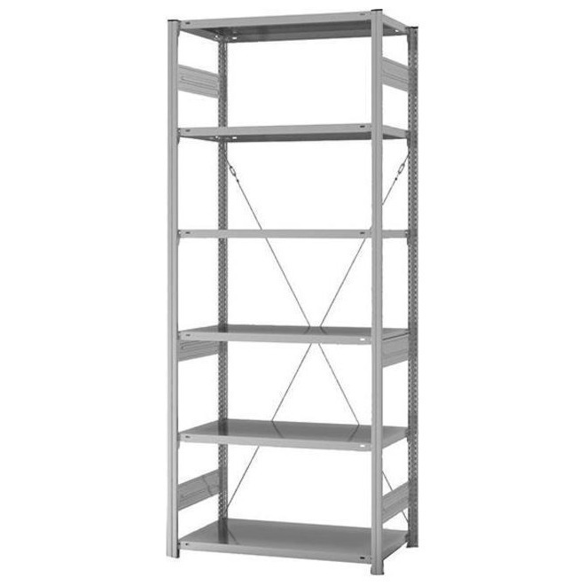 Grundregal Edelstahl 6 Böd. 2500x500x1000 mm Produktbild img1 L