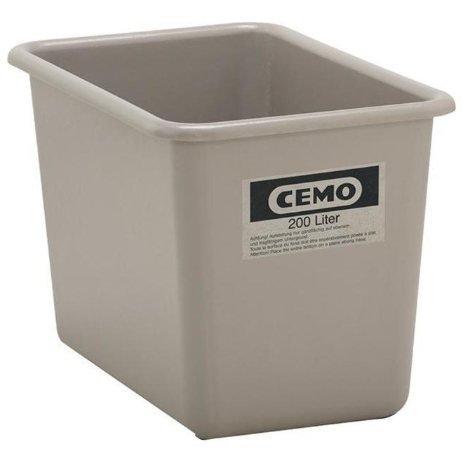 Rechteckbehälter 200 Liter grau, hoch Produktbild img1 L