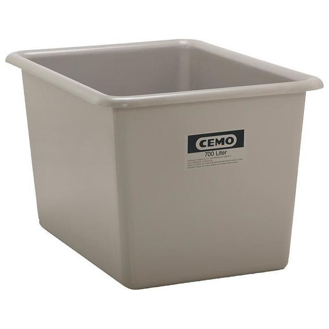 Rechteckbehälter 700 Liter grau Produktbild img1 L