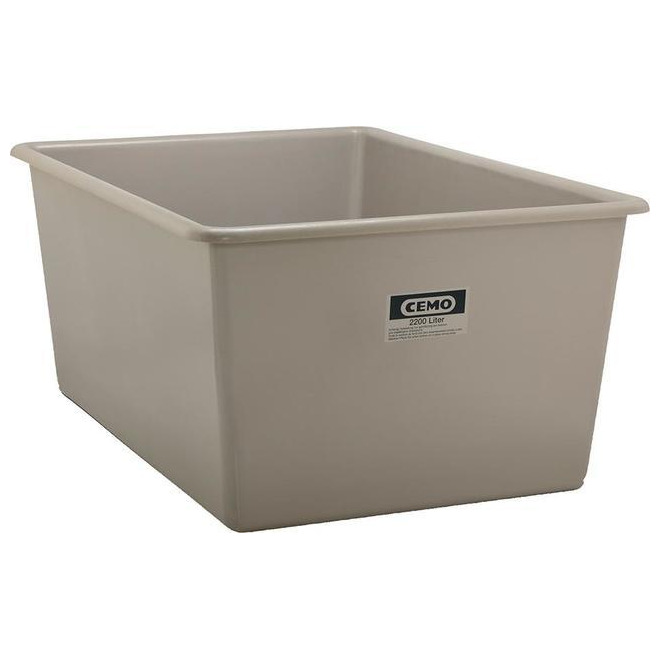 Rechteckbehälter 2200 Liter grau Produktbild img1 L