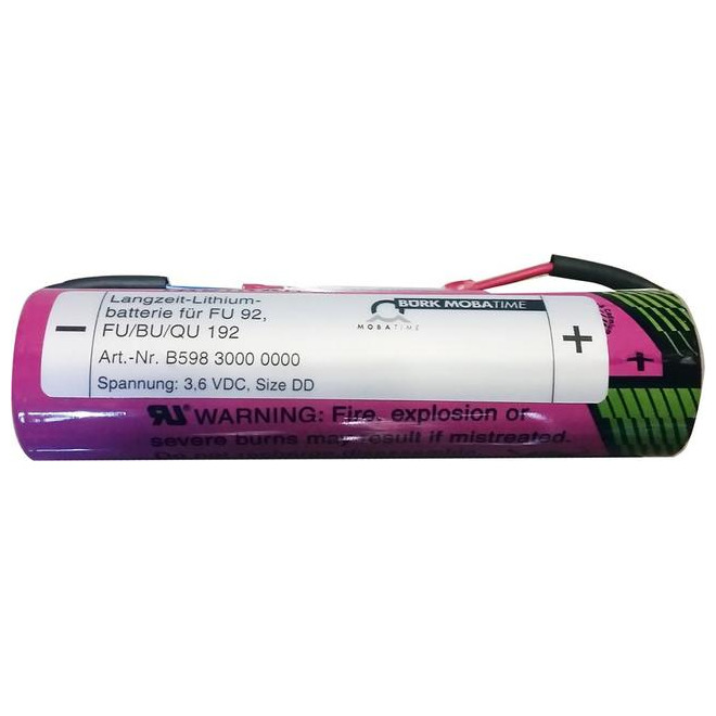 Langzeit-Lithiumbatterie f. Industrieuhrwerk Produktbild img1 L