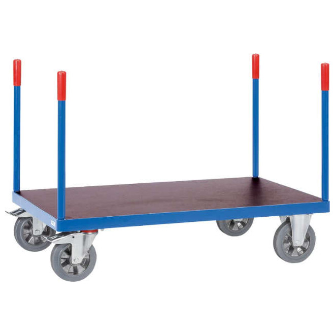 Rungenwagen FETRA, 1200 kg m. wasserfester PlattformLadefläche 1200 x 800 mm RAL 5007 Produktbild img1 L