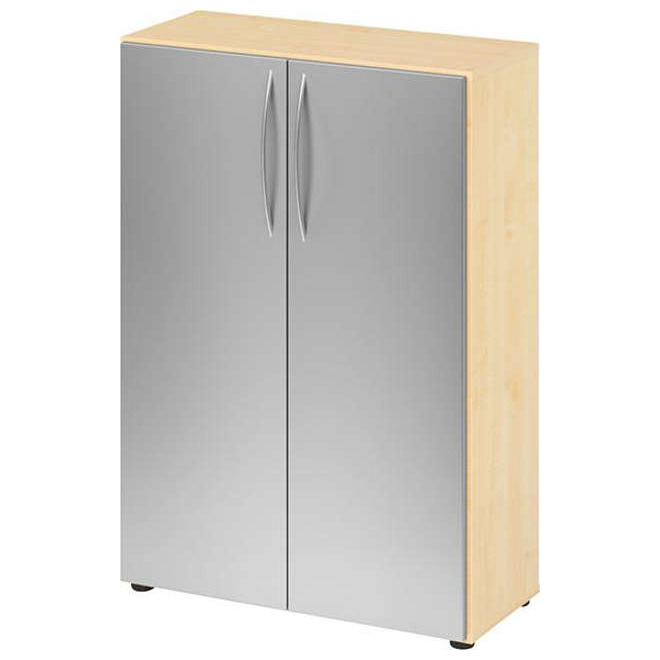 Schrank 4550 BM, 3OH K: Ahorn / F: Silber Produktbild img1 L