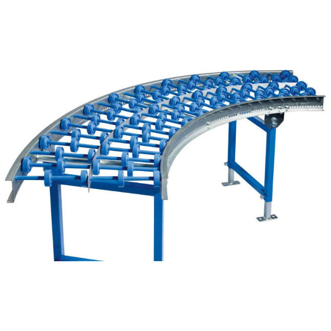 Leicht-Röllchenbahnkurve W=90°/B=300mm/T=75mm Produktbild img1 L