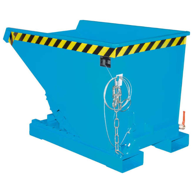 Späne-Kippbehälter 600 l EXPO-E600,lack.,RAL5012 Produktbild img1 L