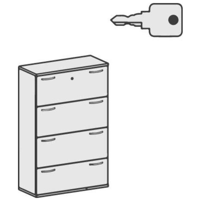 Registraturschrank GERAMÖBEL Produktbild img1 L