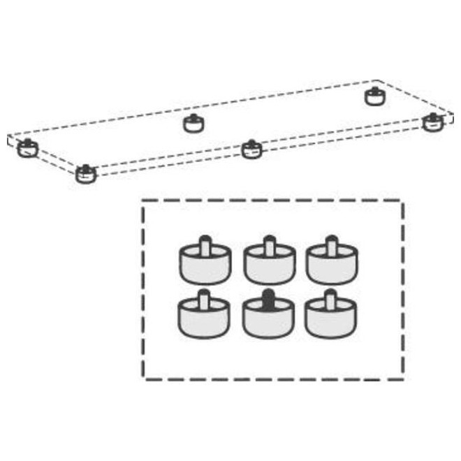 Standfüße ab 1200mm N-10SF6-Z Produktbild img1 L