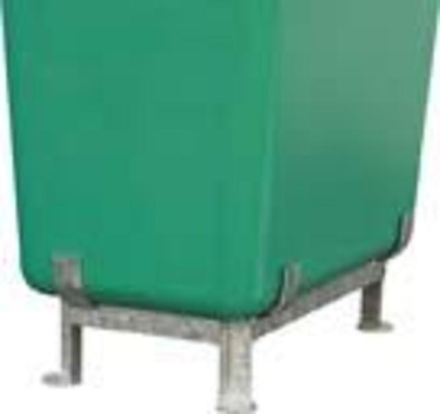 Stahlfussgestell für Behälter 200 l flach Produktbild img1 L
