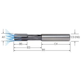 Hochleistungs-Reibahle HNC-Plus BECK, Typ DL/SL Produktbild