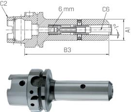 Spannzangenfutter HG HAIMER, DIN 69893 A kurz Produktbild