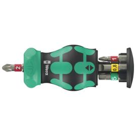 Magazin-Bithalter mit Ratsche Kraftform Kompakt Stubby Wera Produktbild