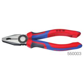 Kombizange KNIPEX, poliert mit Mehrkomponenten-Hülle Produktbild