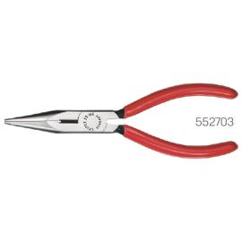 Flachrundzange KNIPEX, poliert, Griffe kunststoffüberzogen Produktbild
