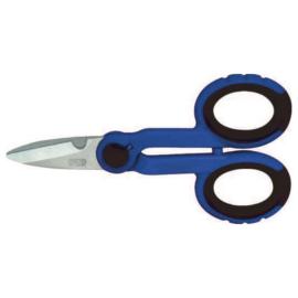 Telefon- und Kabelschere 140 mm, blau Produktbild