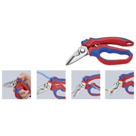 Elektrikerschere, abgewinkelt -KNIPEX- Produktbild