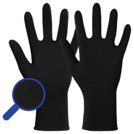 Einweg-Handschuh HASE, Diamantstruktur Black Produktbild